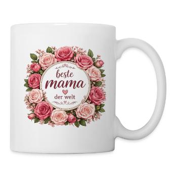 Beste Mama der Welt - Tasse - Weiß - Rechts