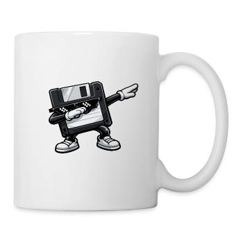 Dabbing Floppy Disk - Tasse - Weiß - Rechts