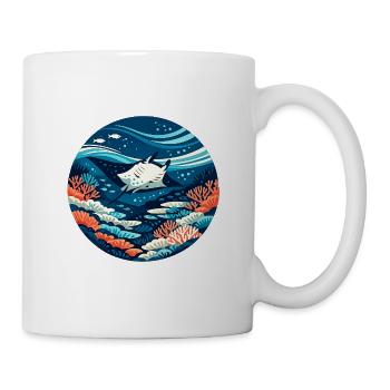 Traum vom Great Barrier Reef - Tasse - Weiß - Rechts