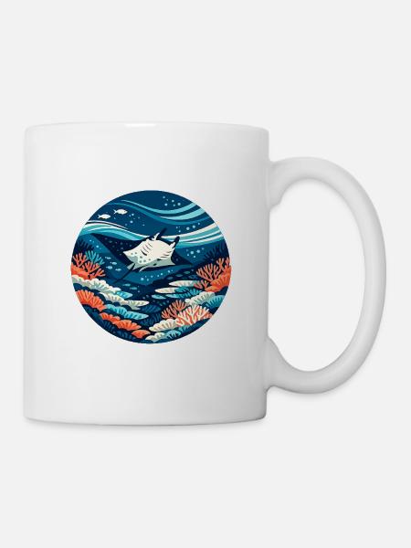 Rêve de la Grande Barrière  - Mug blanc - blanc