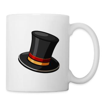 Zylinder - Tasse - Weiß - Rechts