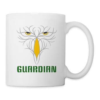GUARDIAN - Taktisches Raubvogel-Design - Tasse - Weiß - Rechts