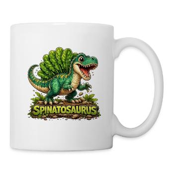 Spinatosaurus - Tasse - Weiß - Rechts