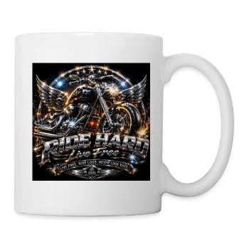 Ride Hard MB - Tasse - Weiß - Rechts