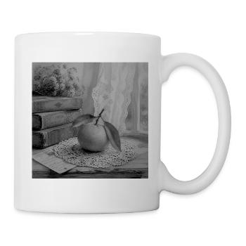 Vintage Mandarine - Tasse - Weiß - Rechts