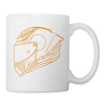 Helm - Tasse - Weiß - Rechts