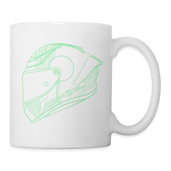 Helm - Tasse - Weiß - Rechts