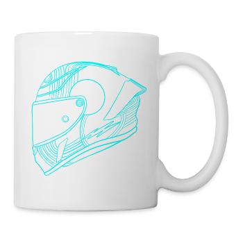 Helm - Tasse - Weiß - Rechts