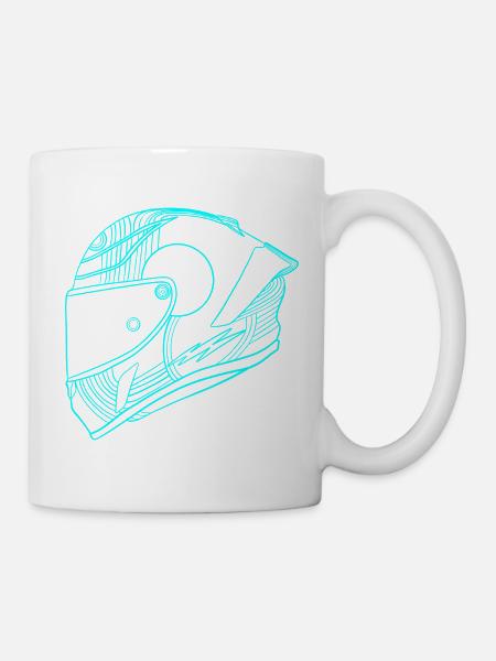 Helm - Tasse - Weiß