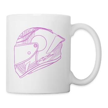 Helm - Tasse - Weiß - Rechts