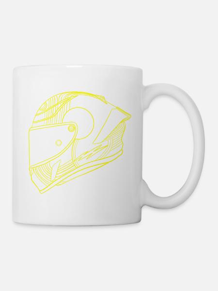 Helm - Tasse - Weiß