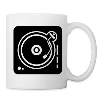 DJ-Plattenspieler - Tasse - Weiß - Rechts