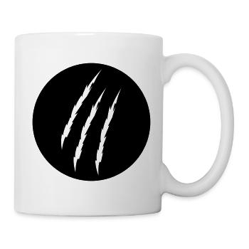Krallen - Tasse - Weiß - Rechts
