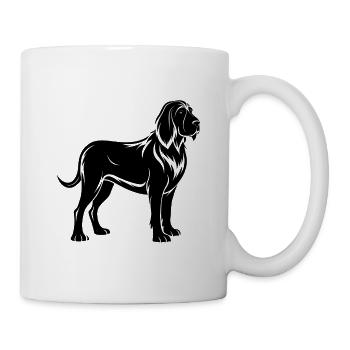 Bluthund - Tasse - Weiß - Rechts