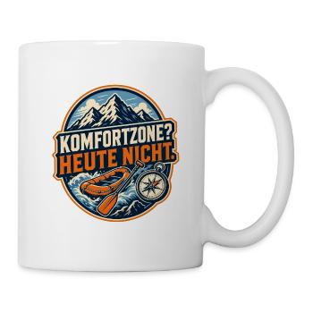 Komfortzone Heute Nicht - Tasse - Weiß - Rechts