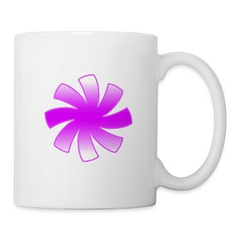 Blumen - Tasse - Weiß - Rechts