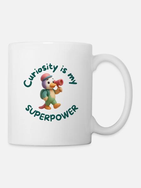 Curiosity is my Superpower - Mug - white