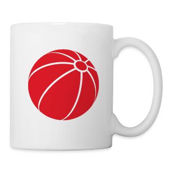 Beachball - Tasse - Weiß - Rechts