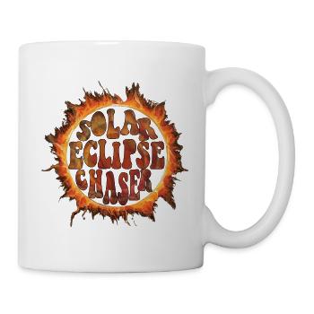 Solar eclipse chaser - Tasse - Weiß - Rechts