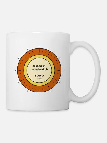 Technisch Unbedenklich Gauge - Tasse - Weiß