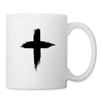Christen Kreuz - Tasse - Weiß - Rechts