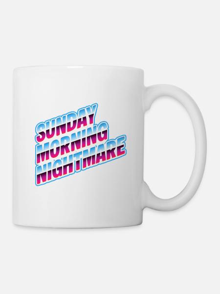 Das lustige Sonntagmorgen-Albtraum-Wochenende ist vorbei - Tasse - Weiß