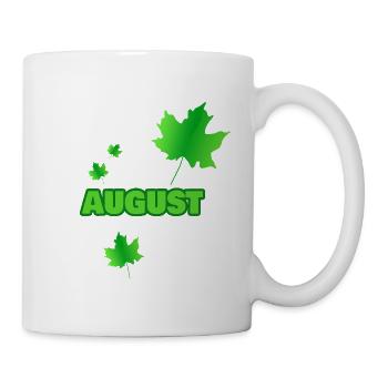 Geschenk für August - Tasse - Weiß - Rechts