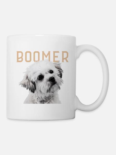 Boomer Dog Vintage - Mug blanc - blanc