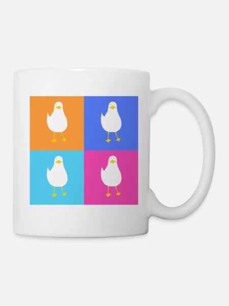 MeinsMeinsMeins - colorful2 - Mug - white