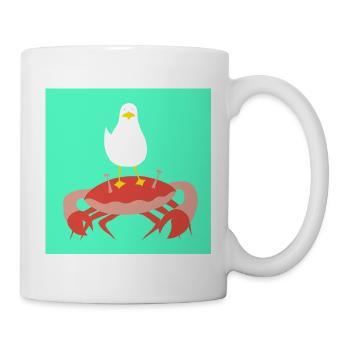 Crabby mint - Tasse - Weiß - Rechts
