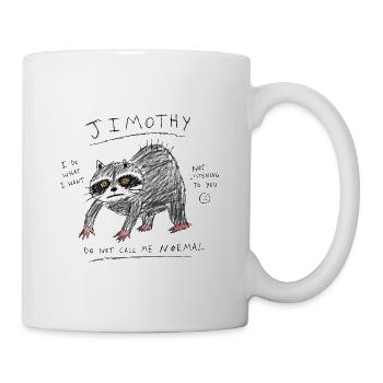 jimothy der Waschbär - Tasse - Weiß - Rechts