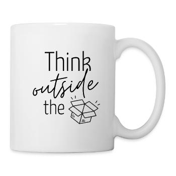 Ideenkiste - Think outside ... - Tasse - Weiß - Rechts