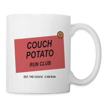 Couchpotato Laufclub - Tasse - Weiß - Rechts