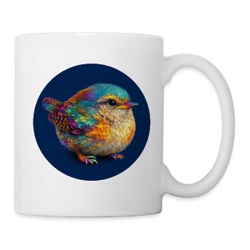 Bunter Regenbogenvogel - Tasse - Weiß - Rechts