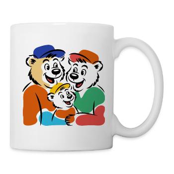 Bear family - Mug - white - Right