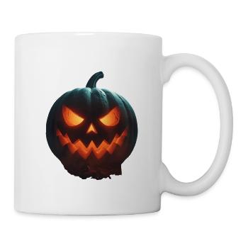 Brüllender Scharlachroter Kürbis - Tasse - Weiß - Rechts