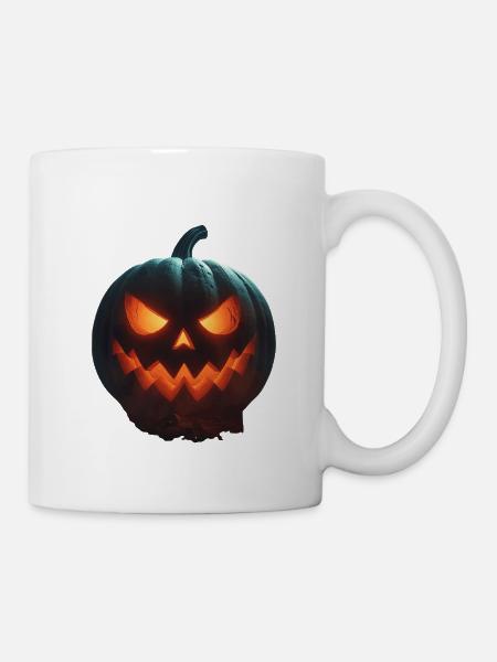 Brüllender Scharlachroter Kürbis - Tasse - Weiß