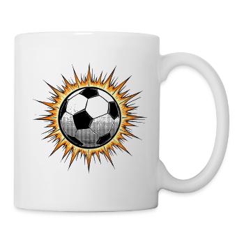 Immer Am Ball Bleiben - Tasse - Weiß - Rechts