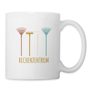 Gärtner Hobbygärtner Rechenzentrum - Tasse - Weiß - Rechts
