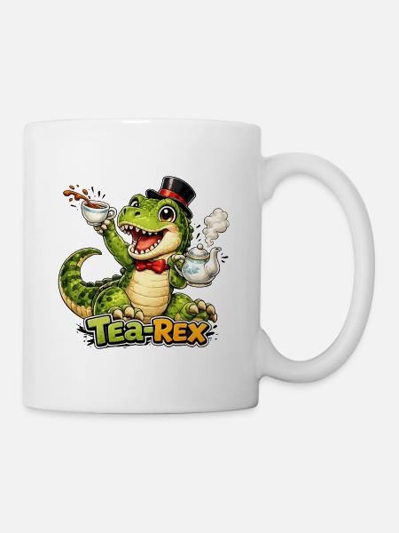 Tea-Rex - Tasse - Weiß