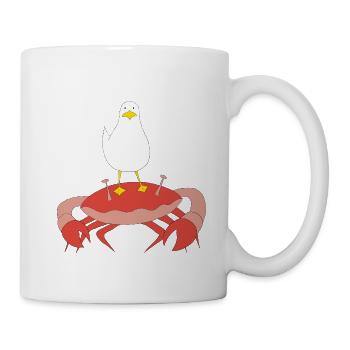 Crabb-n-Gull 2 - Tasse - Weiß - Rechts