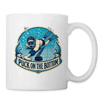 PUCK ON THE BOTTOM - Tasse - Weiß - Rechts