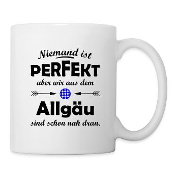 Die Allgäuer im Süden - Tasse - Weiß - Rechts