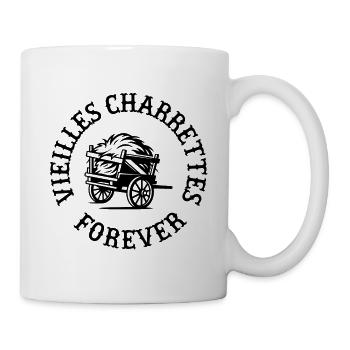 Alte Wagen für immer – Vintage-Illustration - Tasse - Weiß - Rechts