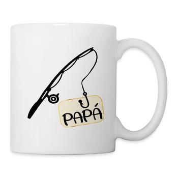 Spanischer Fischer, Papa - Tasse - Weiß - Rechts