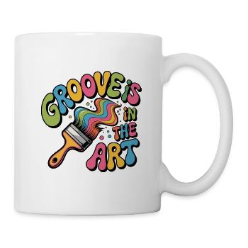 Groove is in the Art - Mug - white - Right
