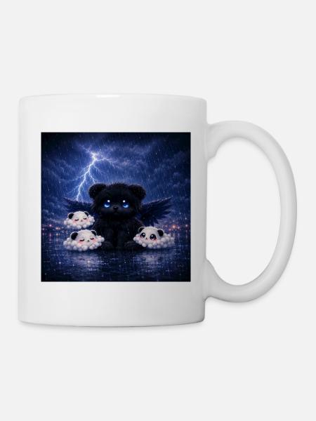 Dark Spirit Panda - Mug - white