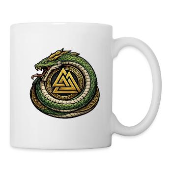 Ouroboros Triangle Logo - Mug - white - Right