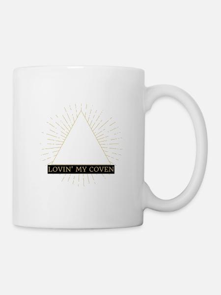 Coven Augendreieck-Glanz - Tasse - Weiß
