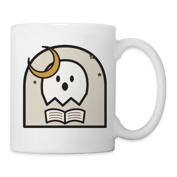 Reading Spirit Under Moonlight - Mug - white - Right